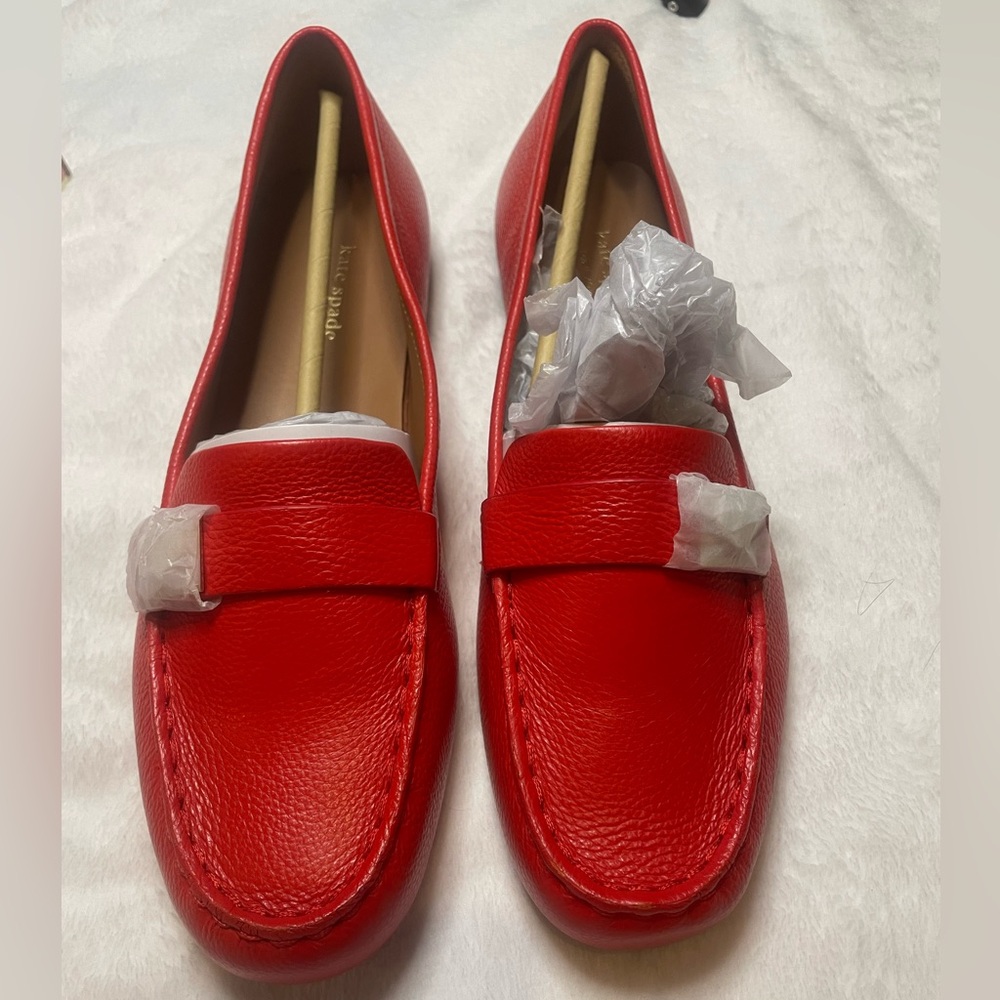 Kate Spade Camellia size 11 Red Loafers